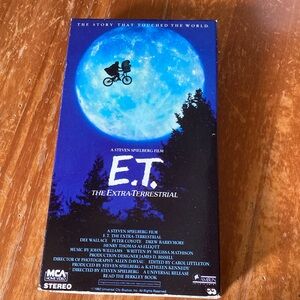 E.T. The Extra-Terrestrial VHS movie 1982